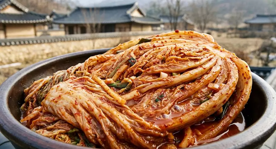 kimchi fermentation process in traditional storage method
